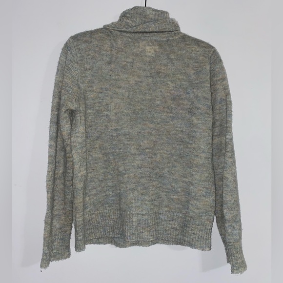 Saccharine New York Sweaters Saccharine New York Alpaca Floral Grey